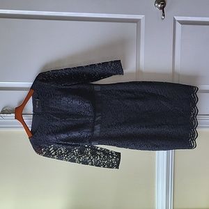 NWT The Limited ladies black lace party dress size 4